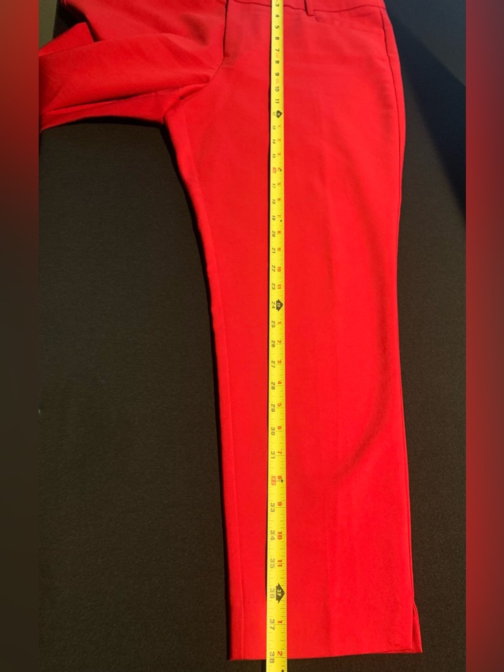 Roz & Ali Bright Red Pants - Picture 7 of 14